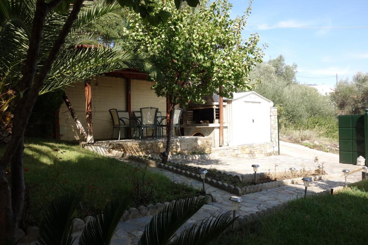 Beach Front House With View Marathos  Kültér fotó
